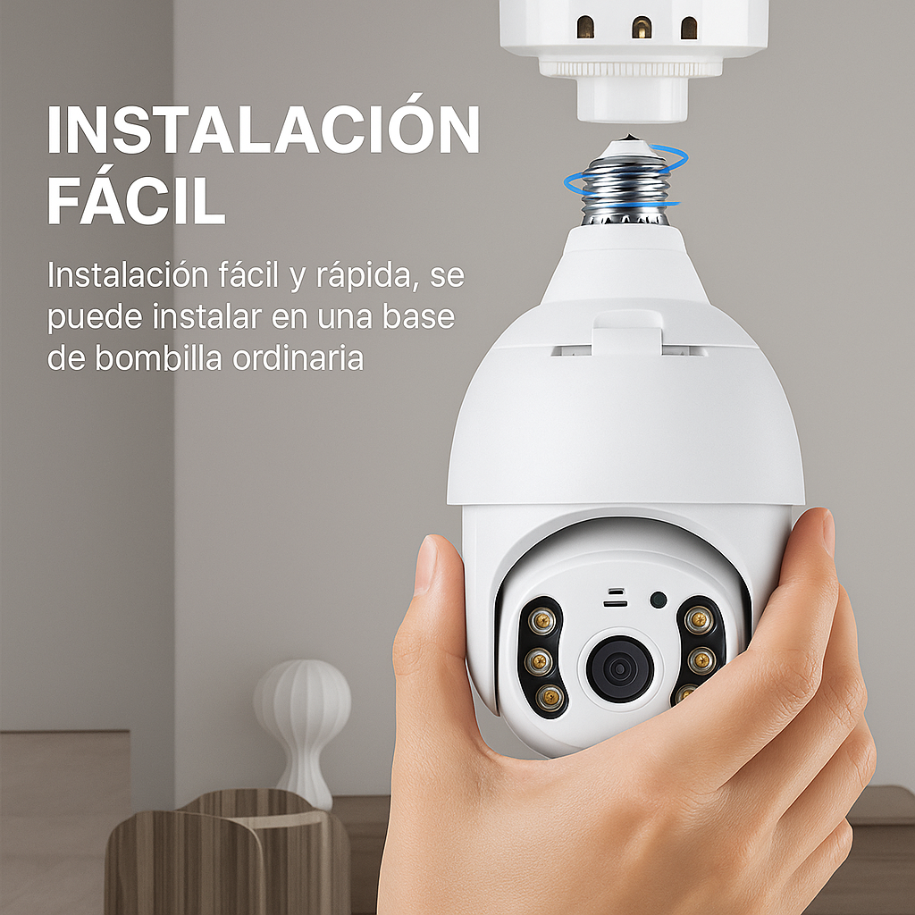 CamLight® | Seguridad en 10 segundos - Solo enrosca y protégete