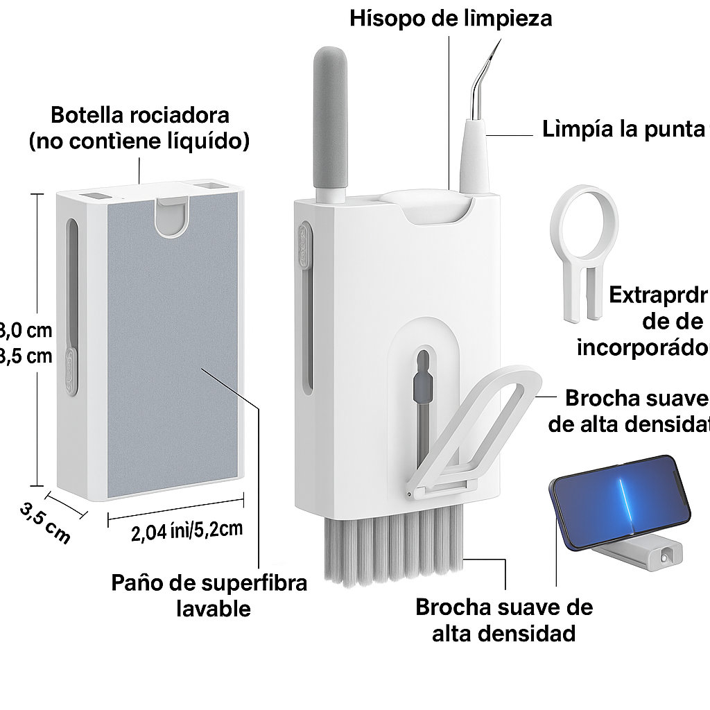NoTrace® | Protege tu info mientras limpias todo (Kit 8 en 1)