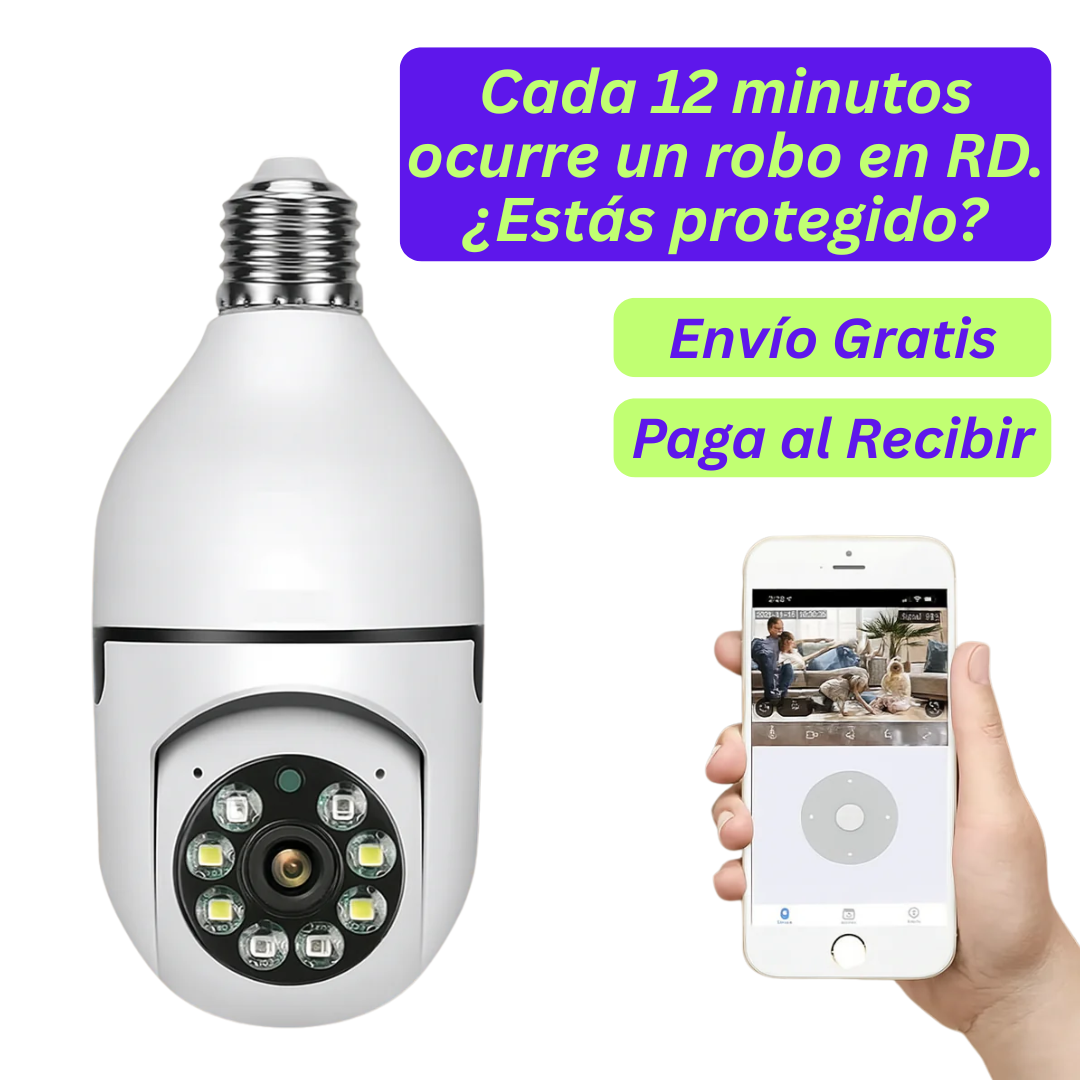 CamLight® | Seguridad en 10 segundos - Solo enrosca y protégete