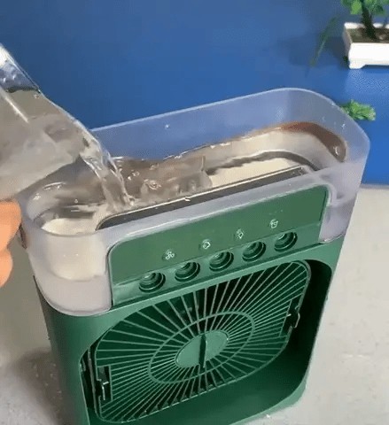 Ice Blaster® - Mini abanico enfriador de aire (Color Blanco)