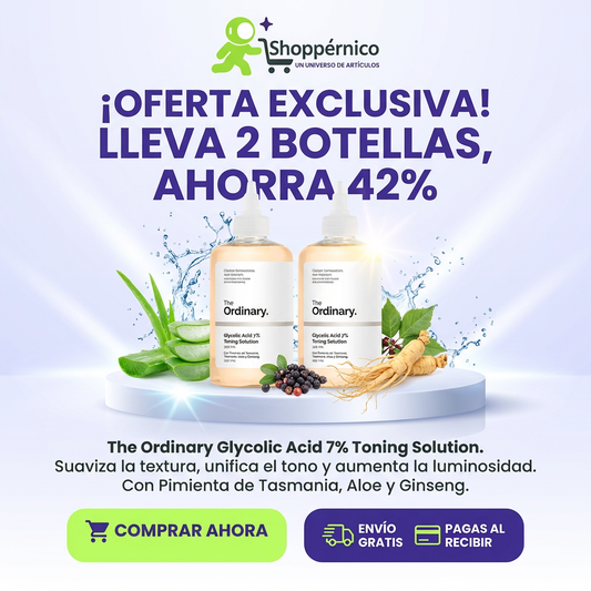 The Ordinary. Solución Tónica Exfoliante con Ácido Glicólico al 7% (8oz)
