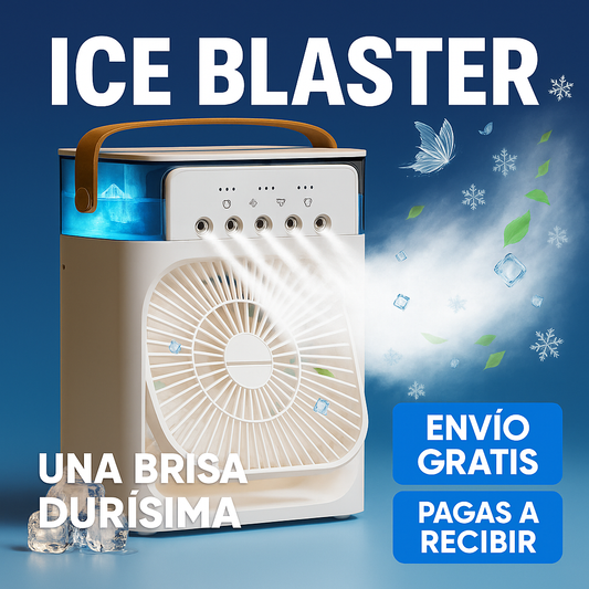Ice Blaster® - Mini abanico enfriador de aire (Color Blanco)