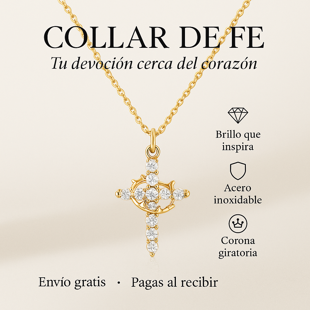 Collar de Fe – Lleva a Cristo Cerca de Tu Corazón