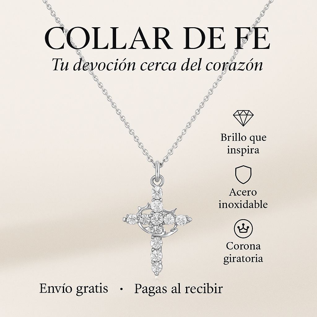 Collar de Fe – Lleva a Cristo Cerca de Tu Corazón