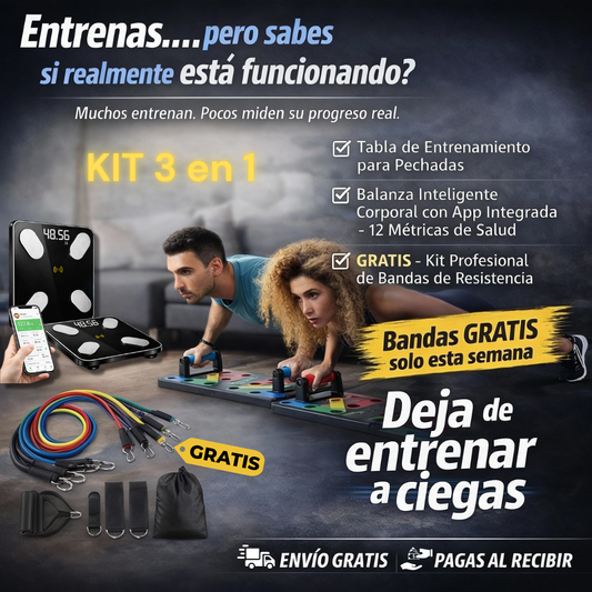 OFERTA! Tabla para pechadas, Balanza inteligente con app integrada y GRATIS: Bandas de resistencia