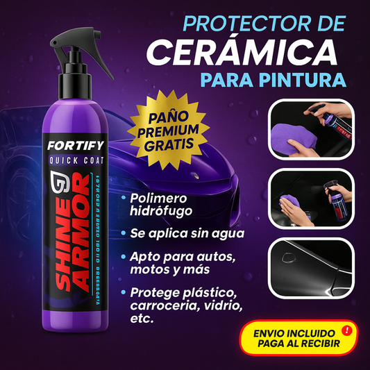 Shine Armor® Ceramic Coating | Brillo y protección con nanotecnología para tu carro