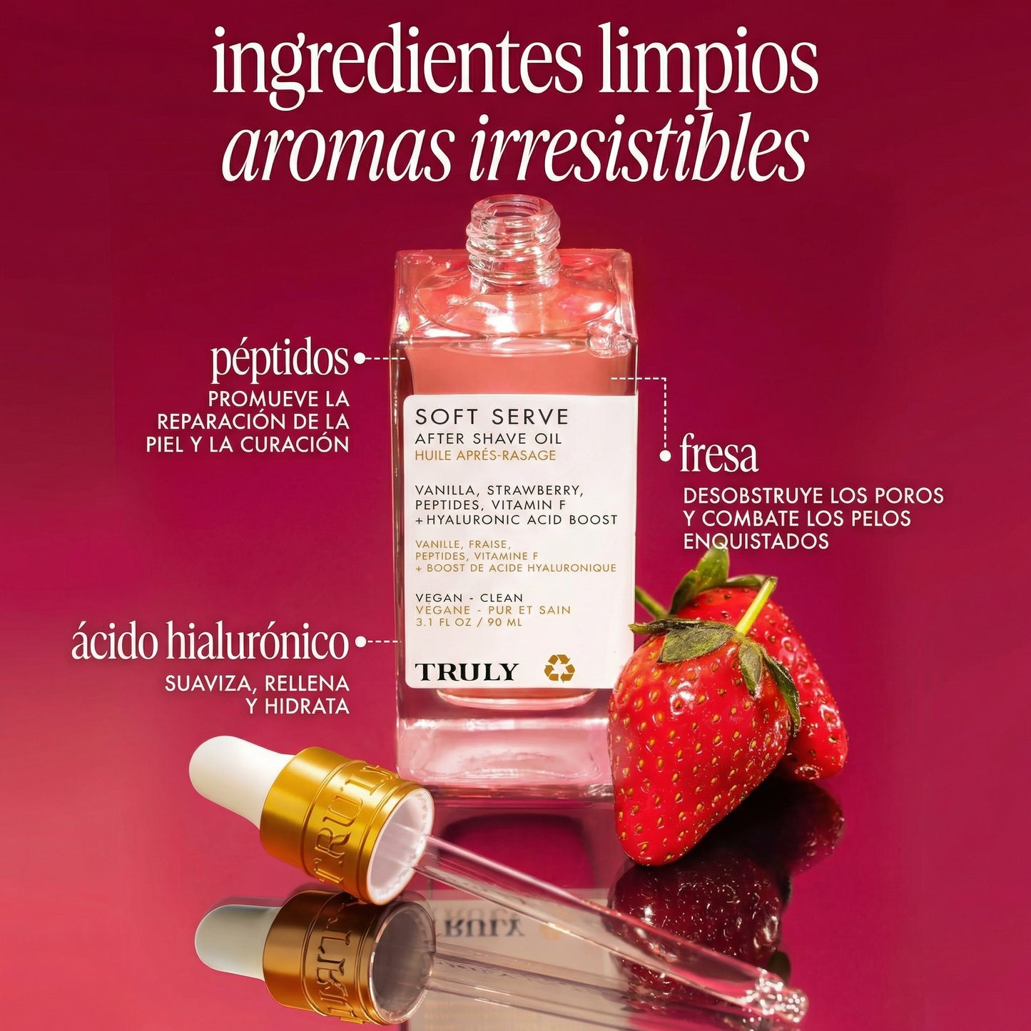 TRULY BEAUTY - Soft Serve After Shave Oil (3.1 Oz)