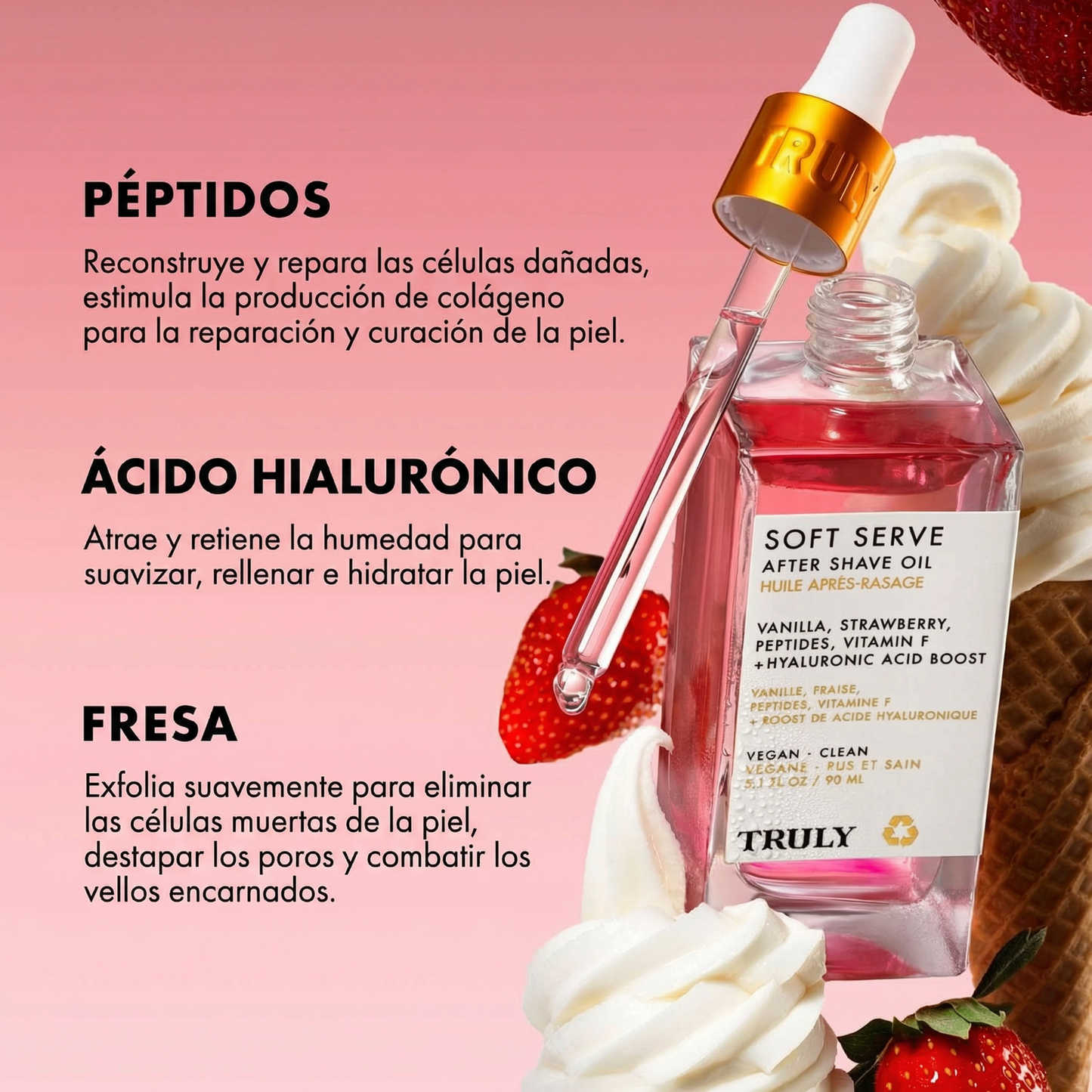 TRULY BEAUTY - Soft Serve After Shave Oil (3.1 Oz)