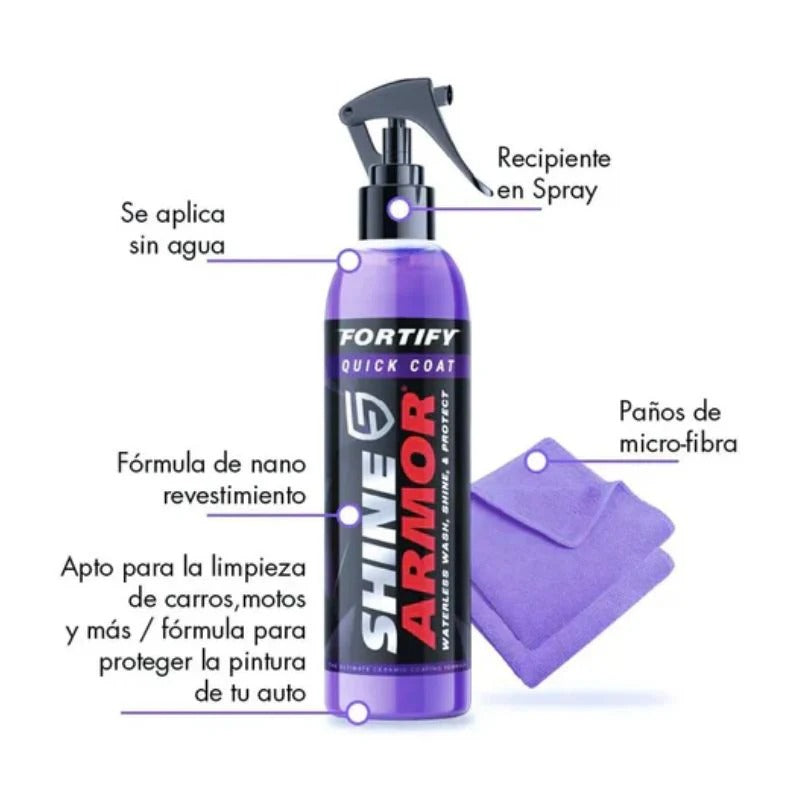 Shine Armor® Ceramic Coating | Brillo y protección con nanotecnología para tu carro