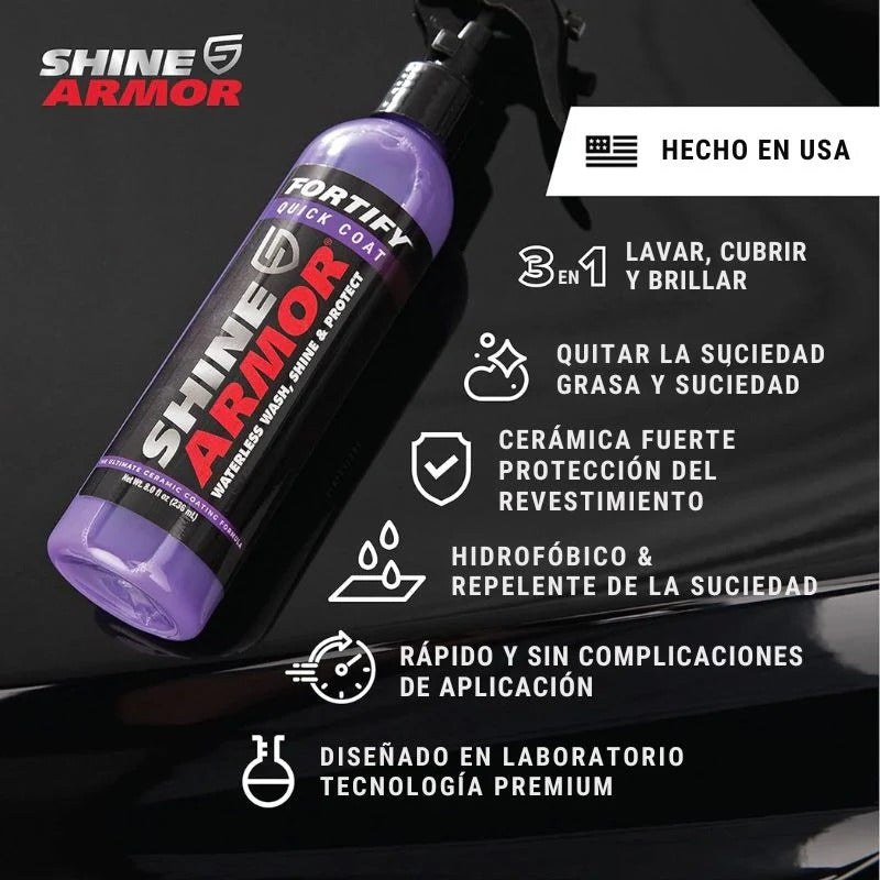 Shine Armor® Ceramic Coating | Brillo y protección con nanotecnología para tu carro